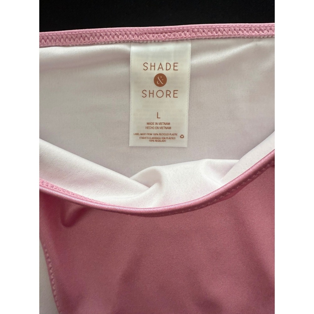 Shade & Shore Cheeky Side-Tie Bikini Bottom Womens L (12-14) Pink Beach Resort - Picture 4 of 7